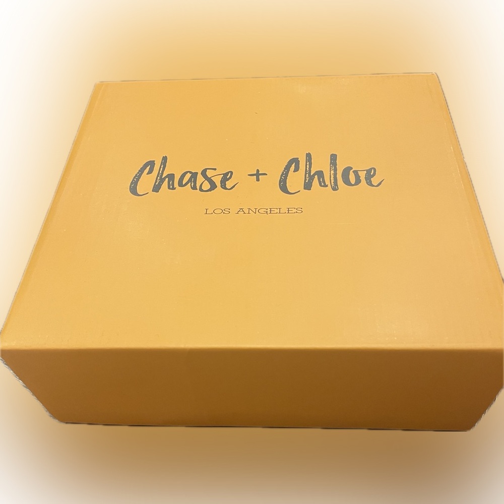 Chase + Chloe Alessia Platform Gold Metallic Sandal 8.5 - Picture 2 of 4